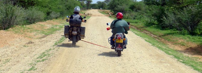 riding motorbike